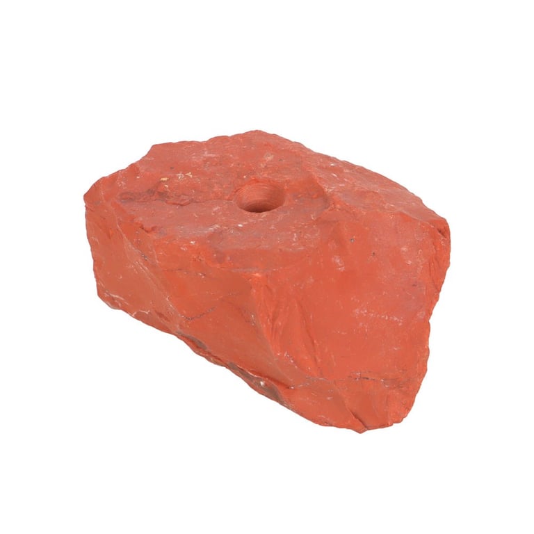 Red Jasper Emotional Stimulation Crystal Incense Holder - Stress Relief and Courage Promoting Stone