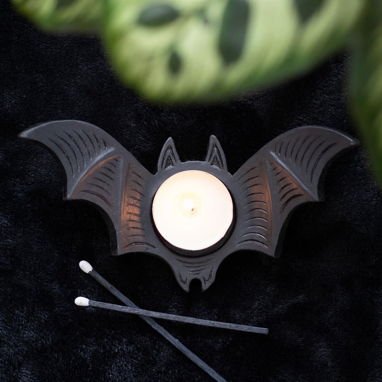 Bat Tealight Holder - Flying Bat Design Home Decor Candle Holder