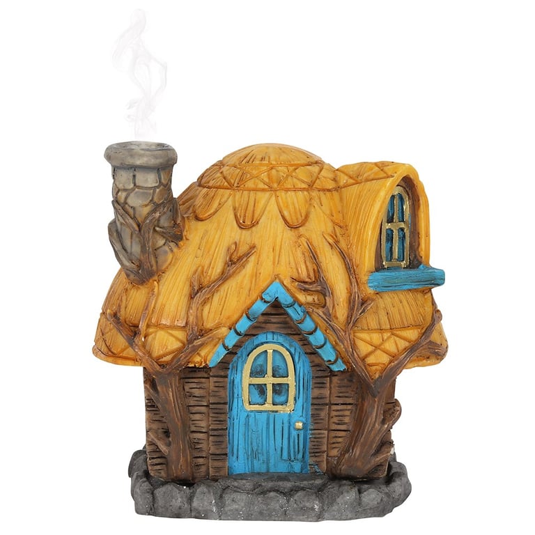 Lisa Parker Buttercup Cottage Fairy Chimney Incense Holder Home Decor