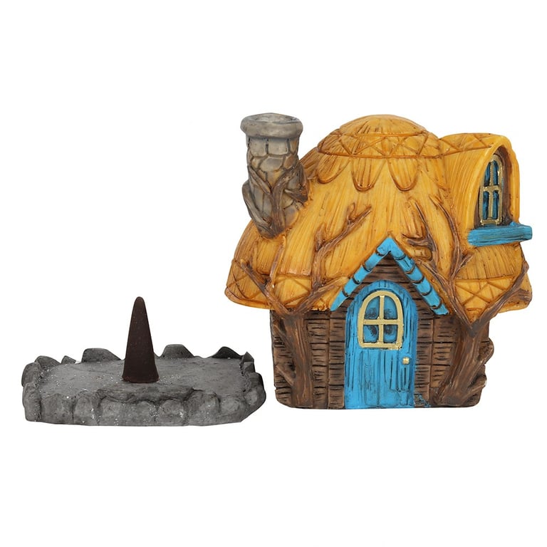 Lisa Parker Buttercup Cottage Fairy Chimney Incense Holder Home Decor