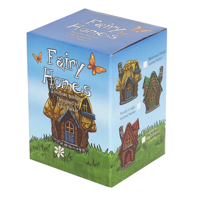 Lisa Parker Woody Lodge Fairy Chimney Incense Burner - Indoor Home Decor Holder