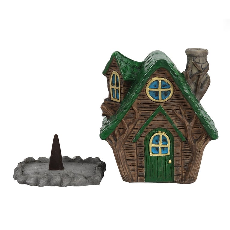 Lisa Parker Woody Lodge Fairy Chimney Incense Burner - Indoor Home Decor Holder