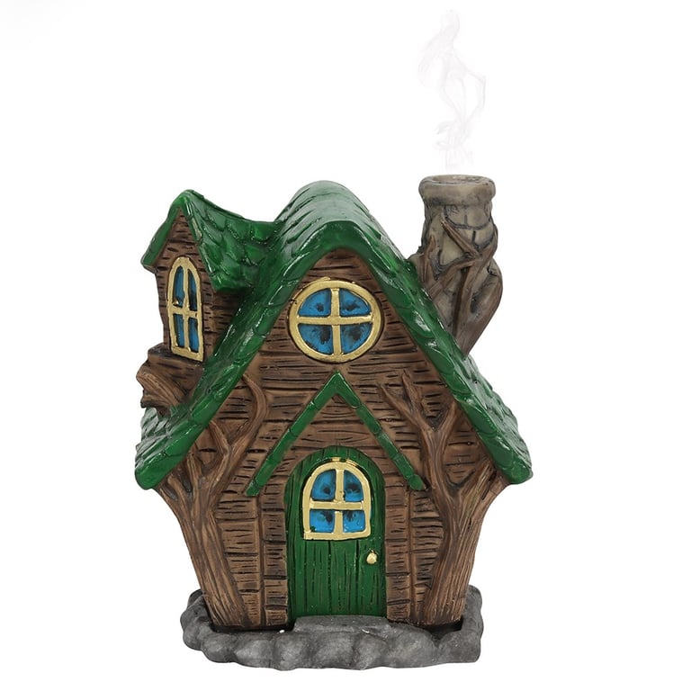 Lisa Parker Woody Lodge Fairy Chimney Incense Burner - Indoor Home Decor Holder