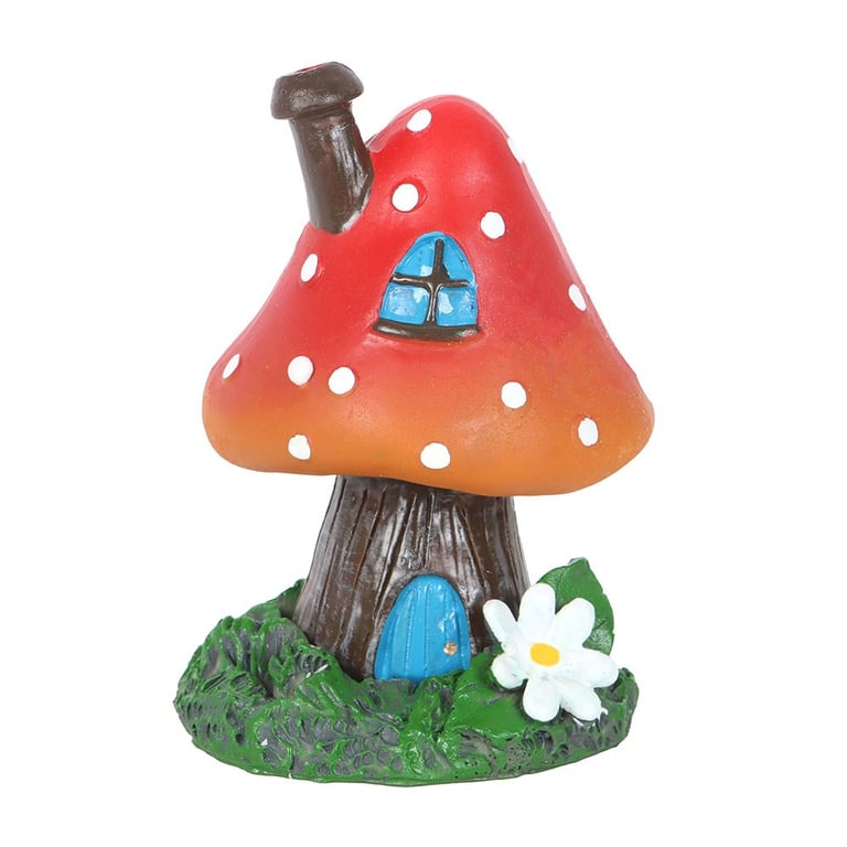 Red Toadstool Incense Holder - Lisa Parker Design, Elegant Home Decor Burner