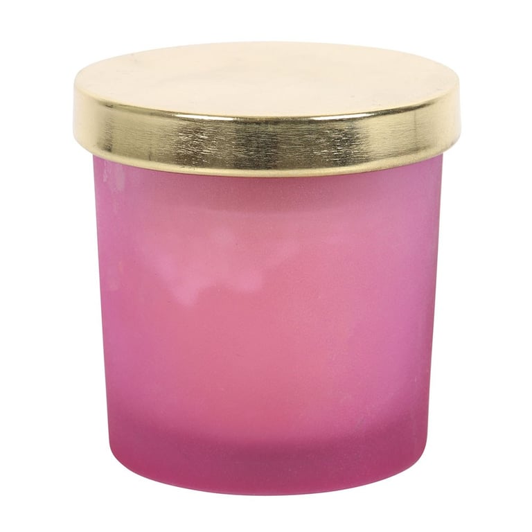 Crown Chakra Blackberry Crystal Chip Candle - 25 Hour Burn Time, Spiritual Realigner