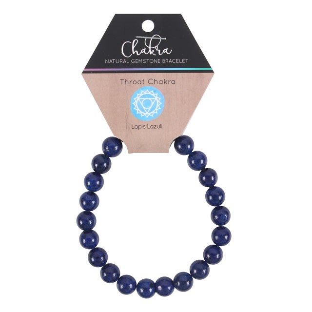 Lapis Lazuli Throat Chakra Balancing Crystal Bracelet