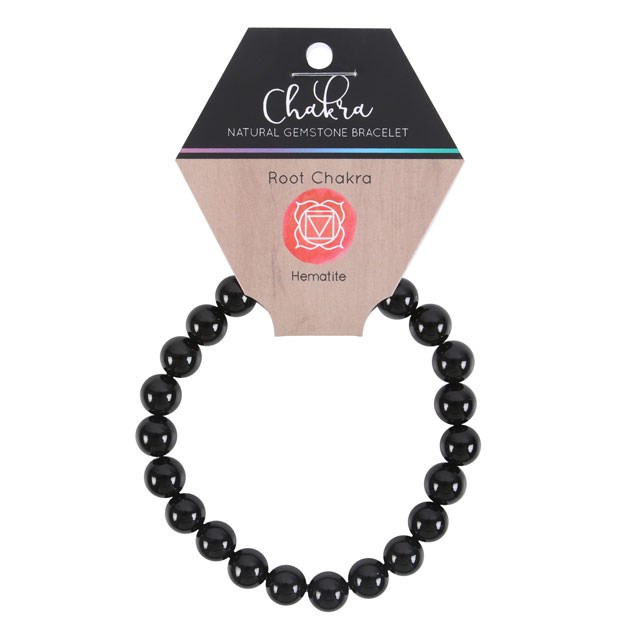 Hematite Root Chakra Balancing Crystal Energy Bracelet