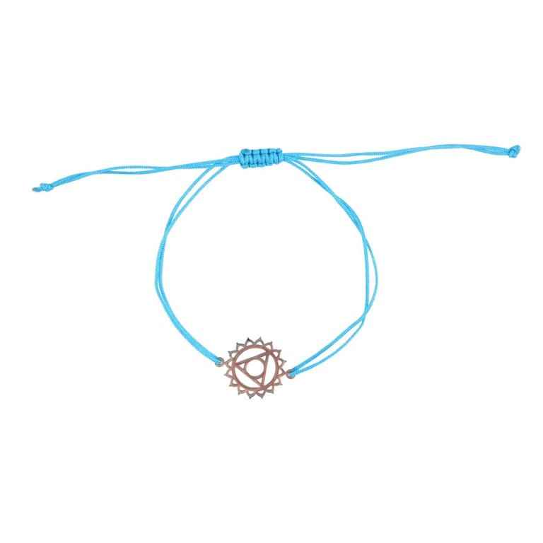 Throat Chakra Balance Blue Charm Bracelet - Aligns Communication & Expression