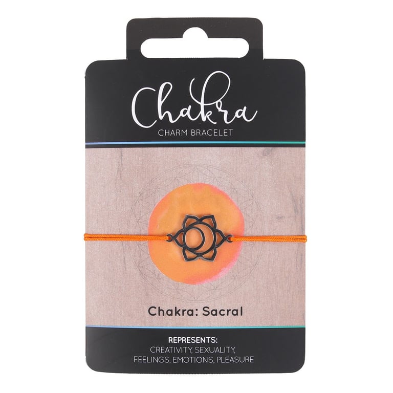 Sacral Chakra Balance Charm Bracelet - Creativity & Emotions Alignment