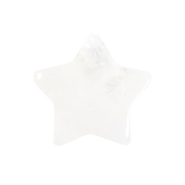 Clear Quartz Crystal Star - Meditation Stone for Positivity and Energy Boost
