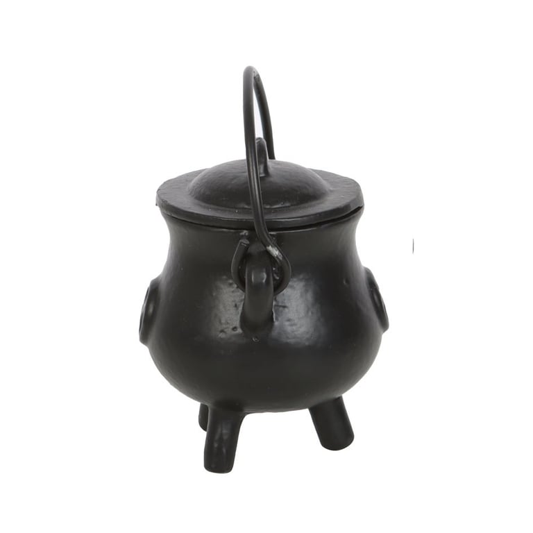 Cast Iron Pentagram Cauldron 7.5cm - Small Altar and Spell Casting Tool
