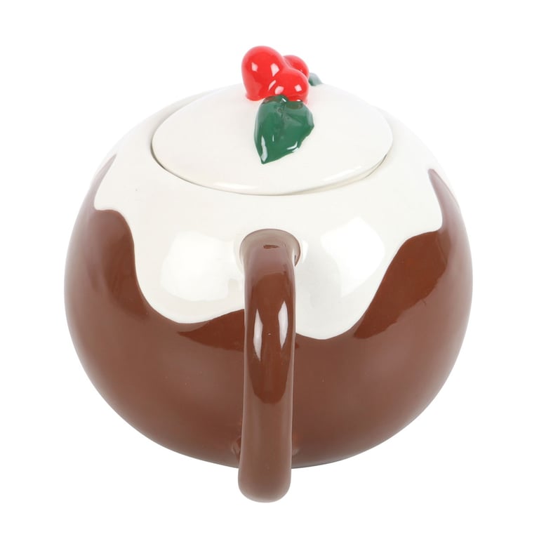Christmas Pudding Shaped Mug - Festive 470ml Dishwasher Safe Ceramic Mug