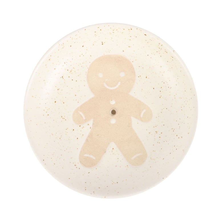 Gingerbread Man Festive Incense Holder - Catching Ash, Christmas Decor