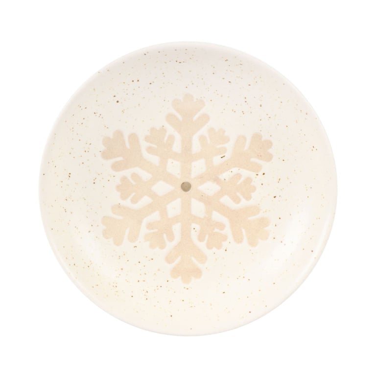 Snowflake Incense Holder - Classic Ash Catcher for Festive Season Decor