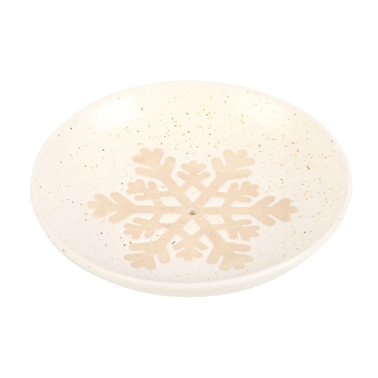 Snowflake Incense Holder - Classic Ash Catcher for Festive Season Decor
