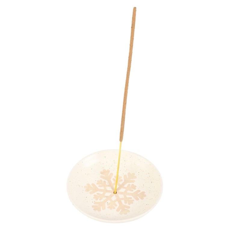 Snowflake Incense Holder - Classic Ash Catcher for Festive Season Decor