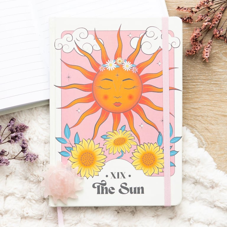 The Sun Celestial A5 Lined Notebook - 200 Pages of Creative Inspiration