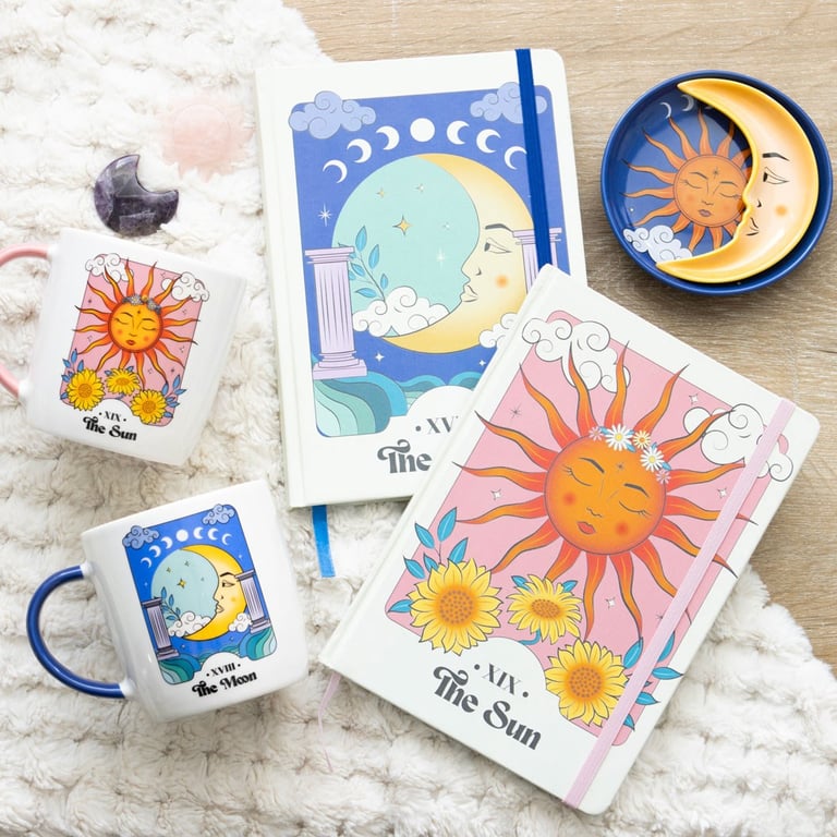 The Sun Celestial A5 Lined Notebook - 200 Pages of Creative Inspiration