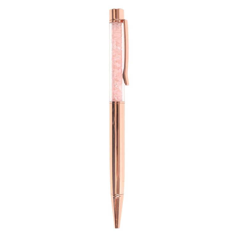 The Sun Gratitude Journal with Rose Quartz Pen - Daily Reflections and Mindful Expressions
