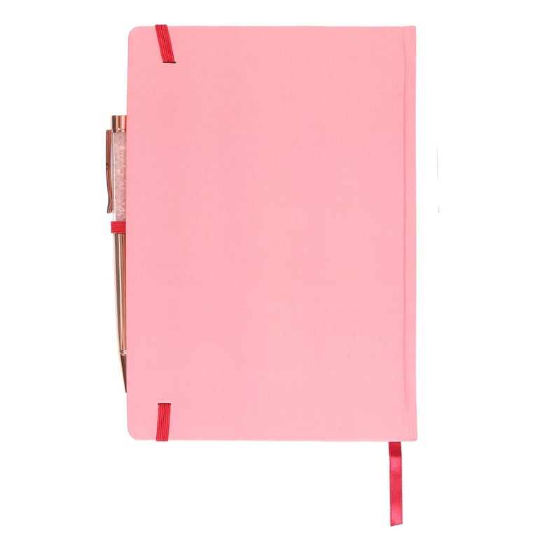 The Sun Gratitude Journal with Rose Quartz Pen - Daily Reflections and Mindful Expressions