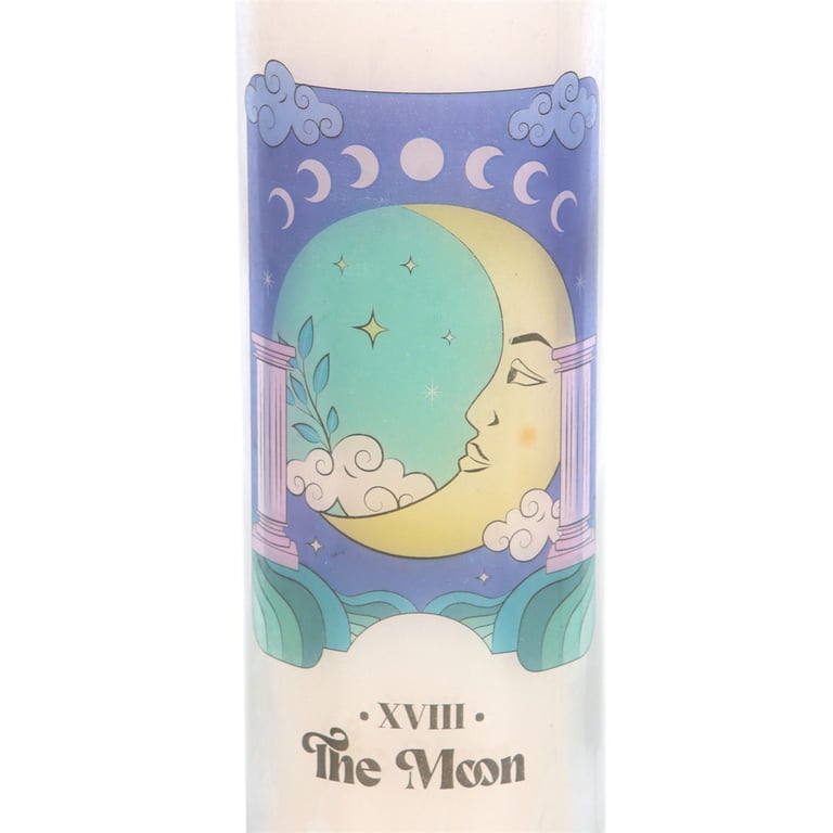 Moon Violet Tube Candle - Paraffin Wax, 70hr Burn Time, Calming Floral Scent