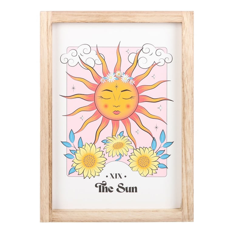 The Sun Celestial Framed Wall Print - Modern Home Decor Art Piece