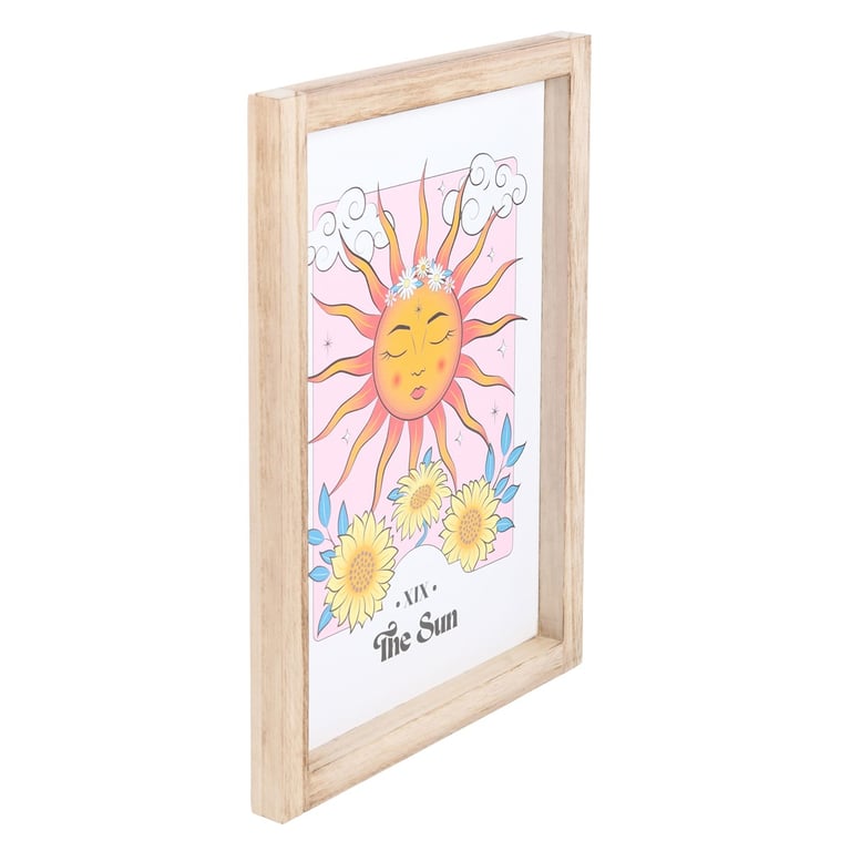 The Sun Celestial Framed Wall Print - Modern Home Decor Art Piece