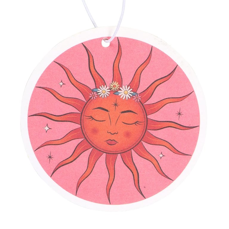 Sun Floral Scented Air Freshener - Uplifting Car and Home Fragrance
