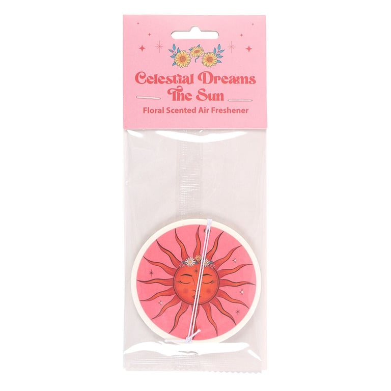 Sun Floral Scented Air Freshener - Uplifting Car and Home Fragrance