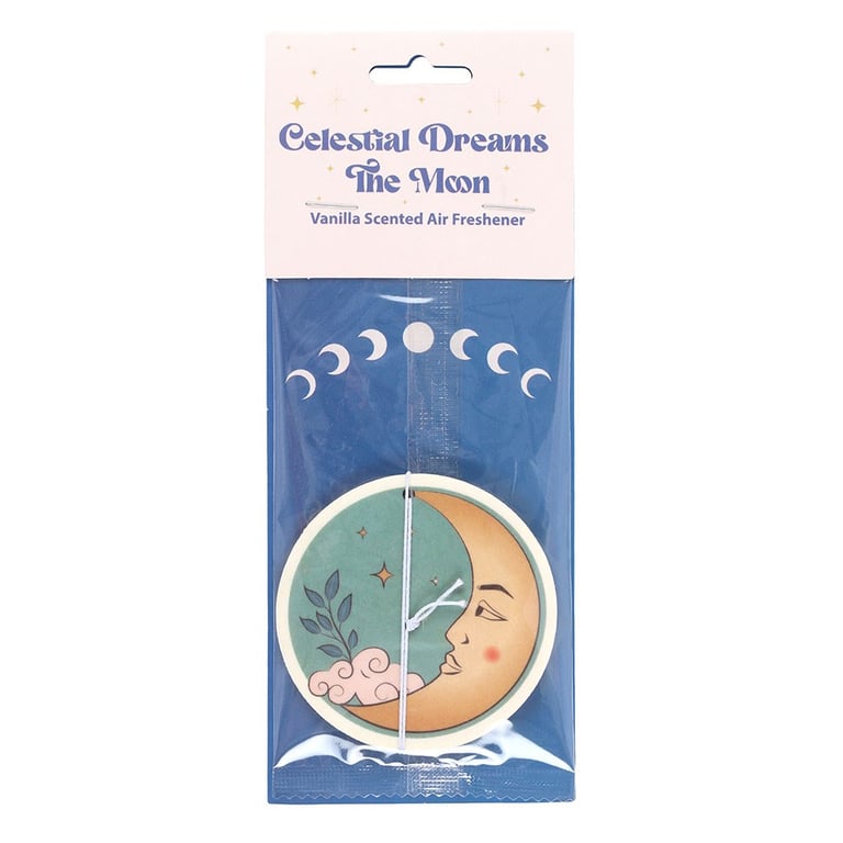 Moon Vanilla Scented Air Freshener - Calming Car and Home Fragrance