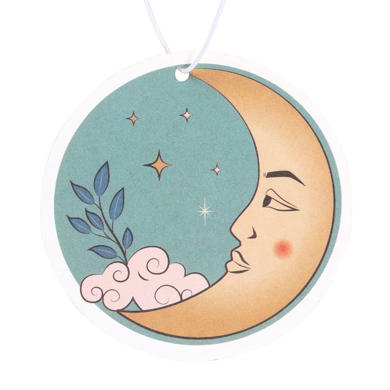 Moon Vanilla Scented Air Freshener - Calming Car and Home Fragrance