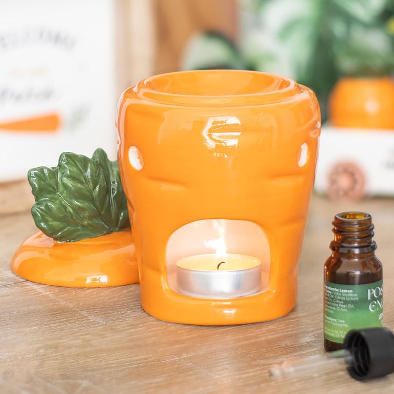 Carrot Shaped Oil Burner and Wax Warmer - Fragrant Home Decor Gift Idea