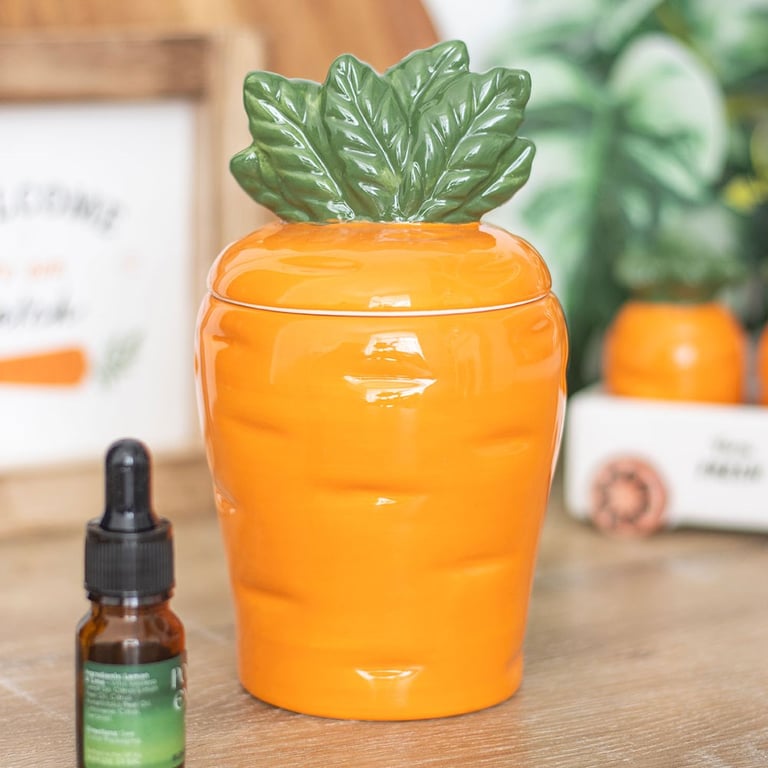 Carrot Shaped Oil Burner and Wax Warmer - Fragrant Home Decor Gift Idea