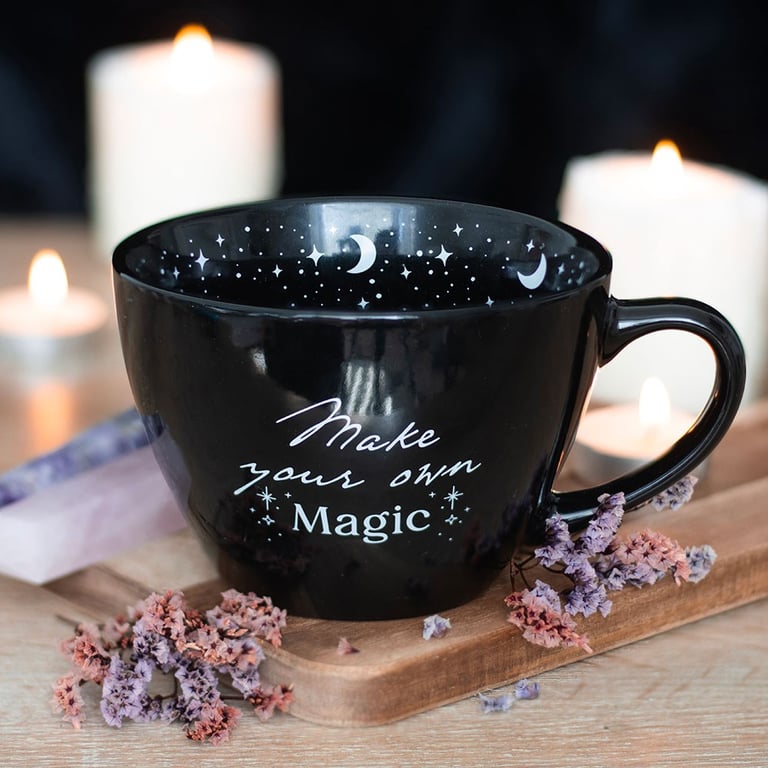 Make Your Own Magic Mug - Starry Sky Design with Motivational Affirmation
