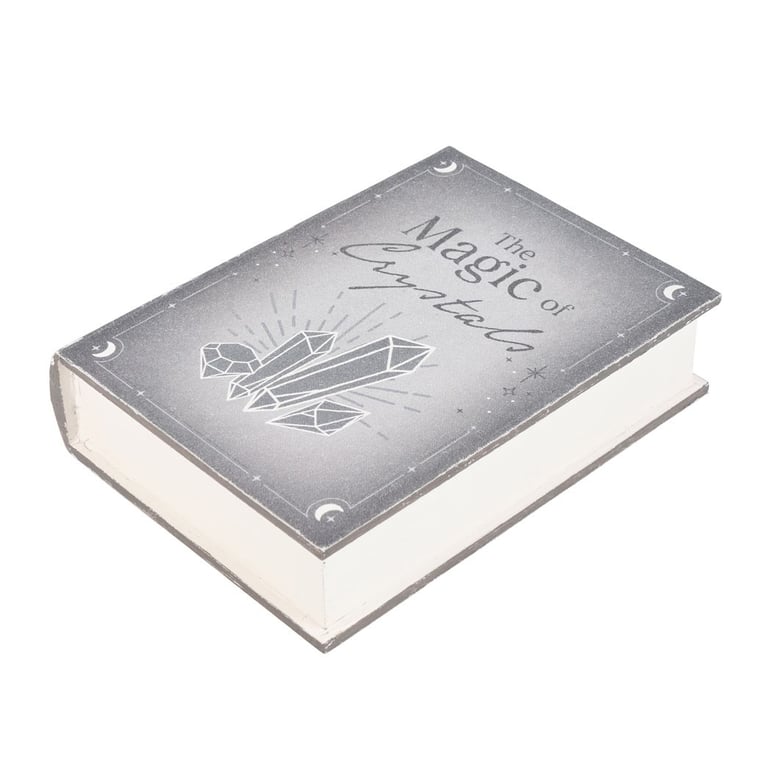 The Magic of Crystals Crystal Storage Book Box - Secret Home Decor for Collectors