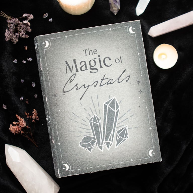 The Magic of Crystals Crystal Storage Book Box - Secret Home Decor for Collectors