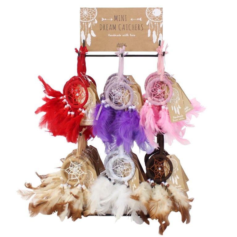 Dreamcatcher Set of 60 on Display Stand - Home Decor Gift Idea