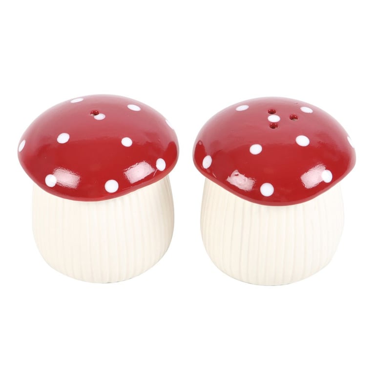 Mushroom Salt and Pepper Shakers - Quirky Kitchen Decor Essentials