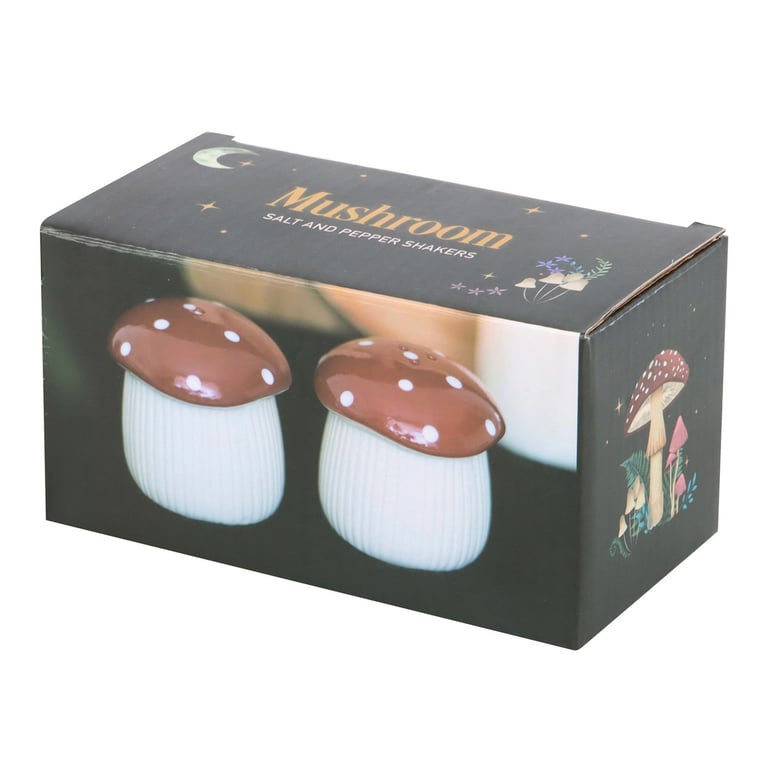 Mushroom Salt and Pepper Shakers - Quirky Kitchen Decor Essentials