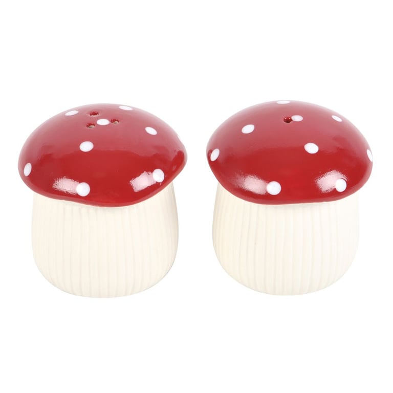 Mushroom Salt and Pepper Shakers - Quirky Kitchen Decor Essentials