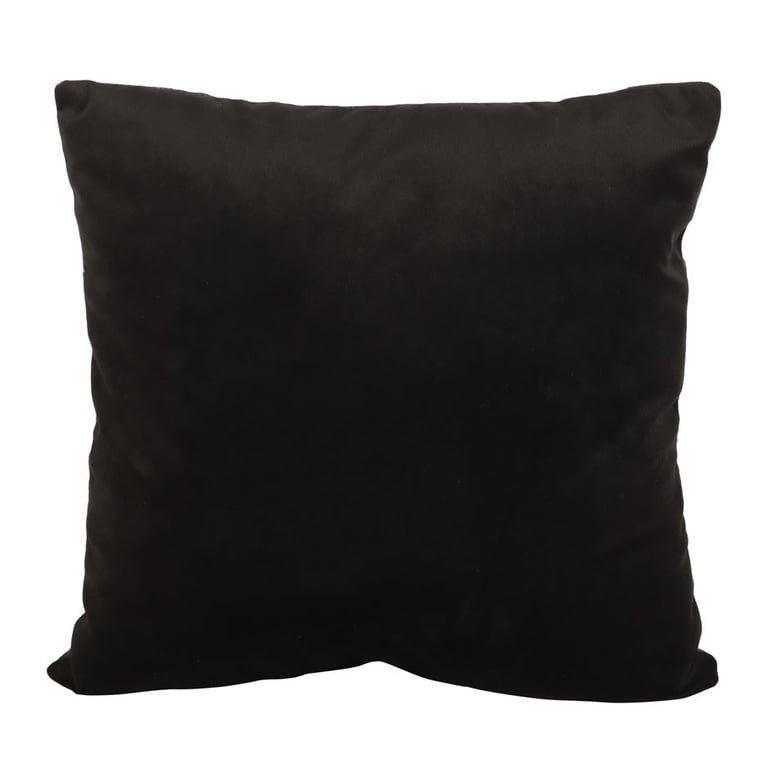 Dark Forest Print 35cm Square Velvet Cushion - Botanical Home Decor