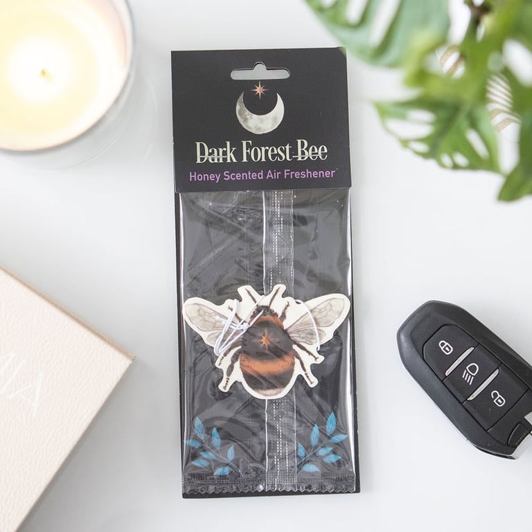Forest Bee Honey Scented Car Air Freshener - Natural Sweet Aroma