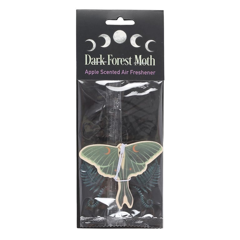 Luna Moth Apple Scented Air Freshener - Crisp Apple Smell for a Refreshing Car Experience