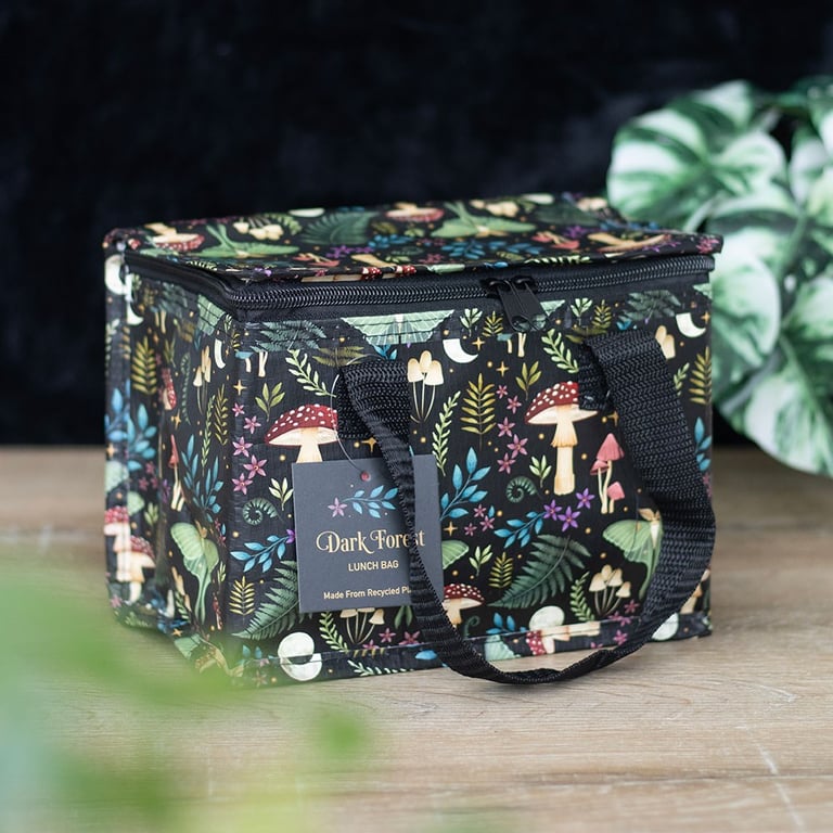 Dark Forest Print Insulated Eco Friendly Lunch Bag