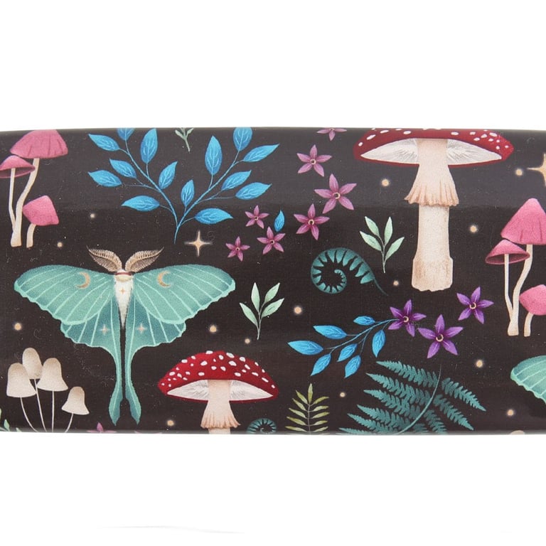 Dark Forest Print Hard Shell Glasses Case with Microfibre Cleaning Cloth