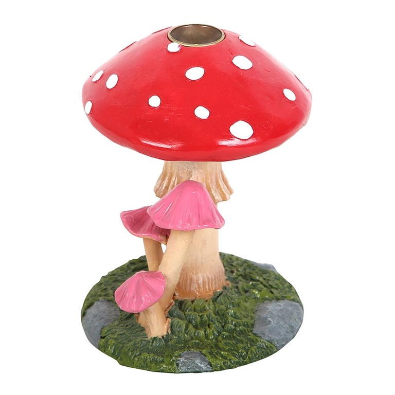 Mushroom Backflow Incense Burner - Whimsical Woodland Home Fragrance Holder