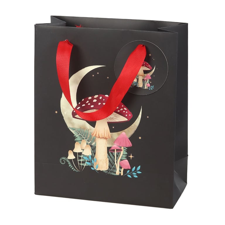 23cm Dark Forest Mystical Mushroom Gift Bag
