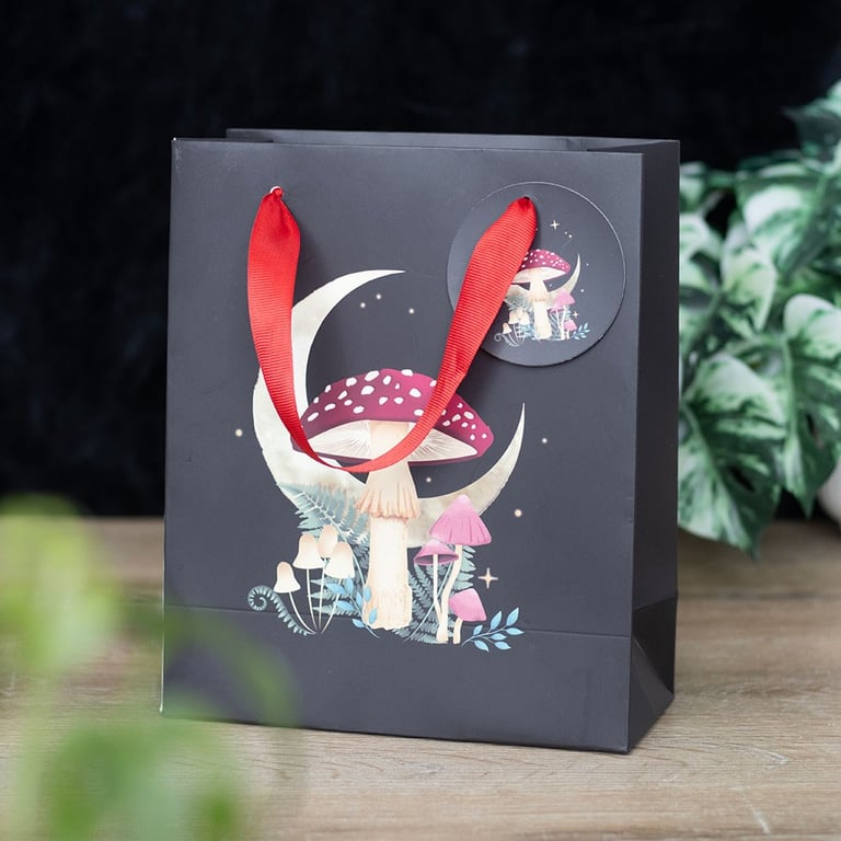 23cm Dark Forest Mystical Mushroom Gift Bag
