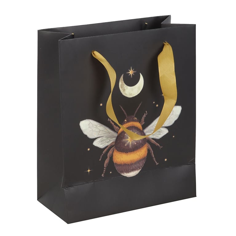 23cm Tall Forest Bee Gift Bag with Mystical Design
