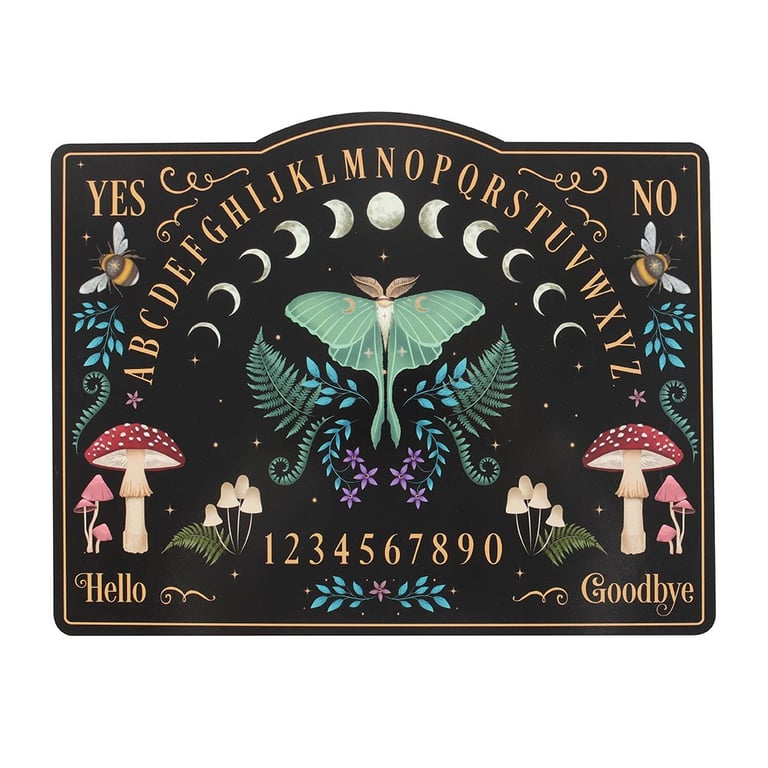 Dark Forest Talking Board - Mystical Spirit Communication Tool with Planchette Divination